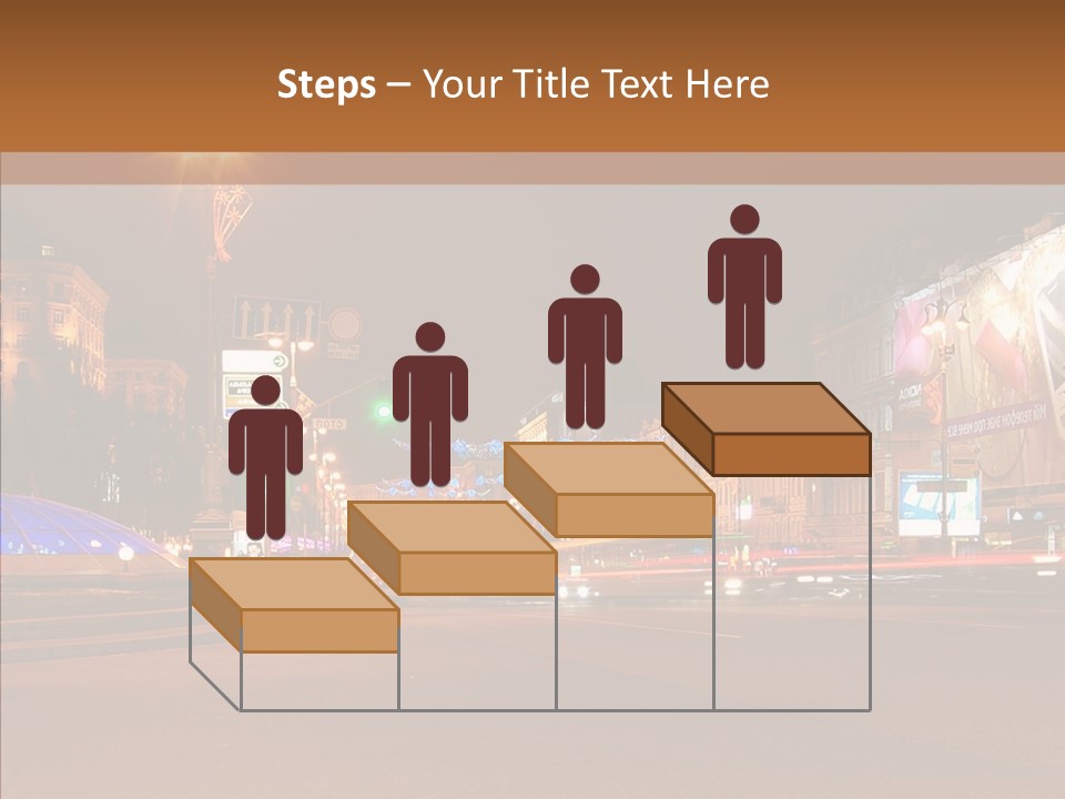 Capital Kiev Gas Crisis PowerPoint Template