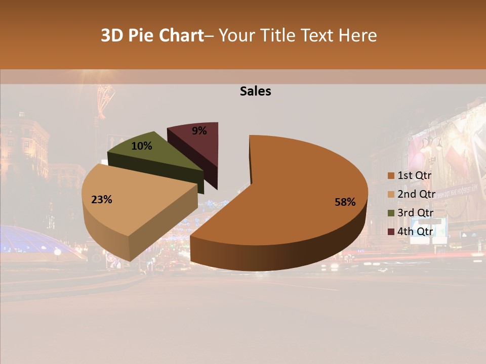 Capital Kiev Gas Crisis PowerPoint Template