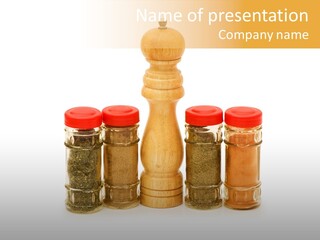 Peppermill Salt Eating PowerPoint Template