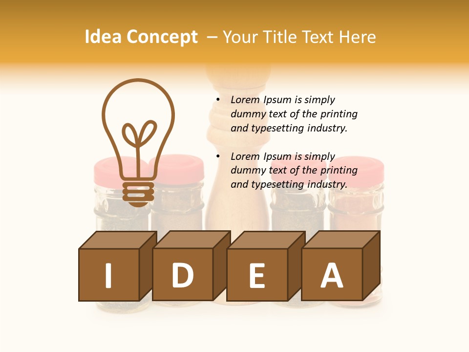 Peppermill Salt Eating PowerPoint Template