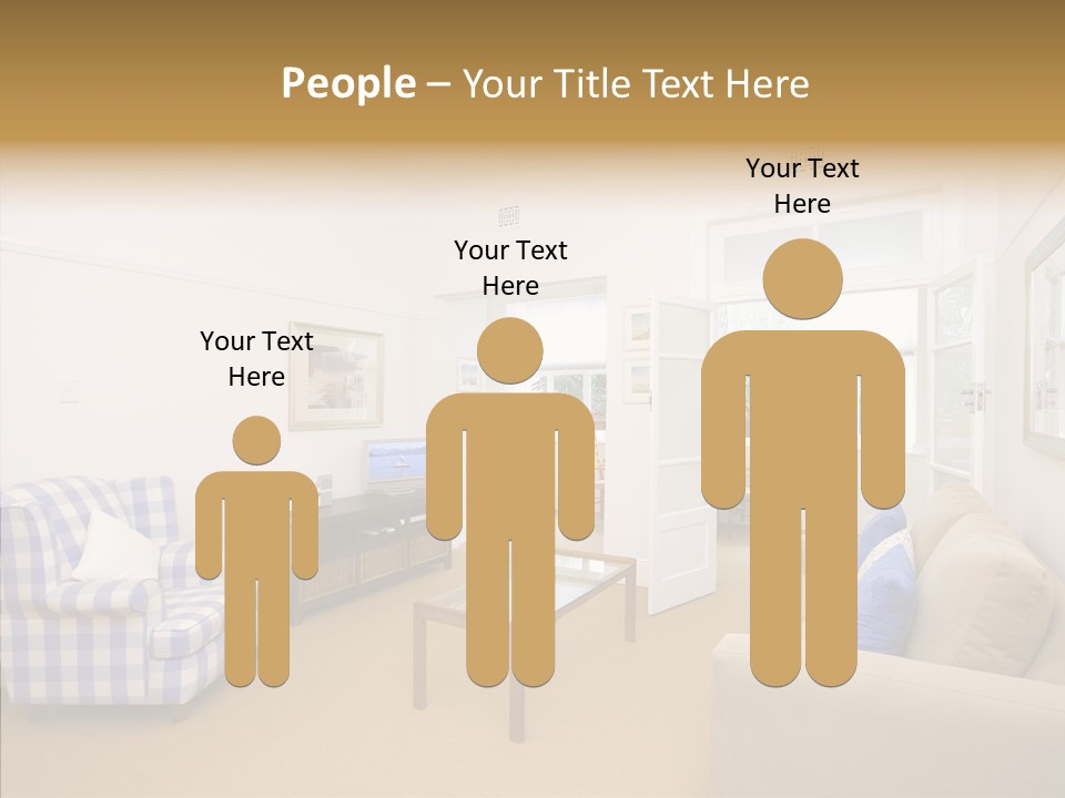 People Teamwork Office PowerPoint Template