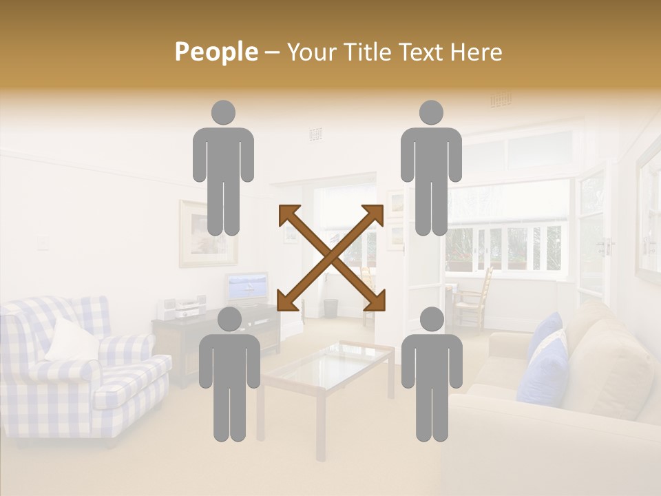 People Teamwork Office PowerPoint Template