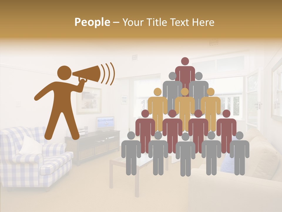 People Teamwork Office PowerPoint Template