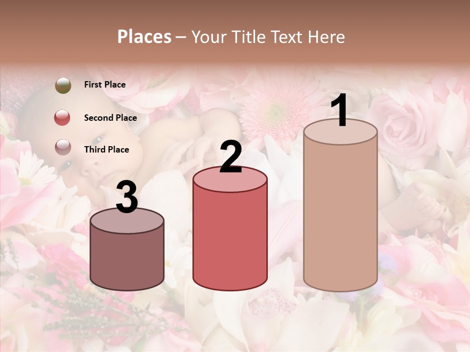 Cute Caucasian Peaceful PowerPoint Template