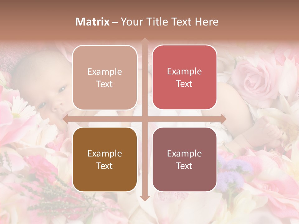 Cute Caucasian Peaceful PowerPoint Template