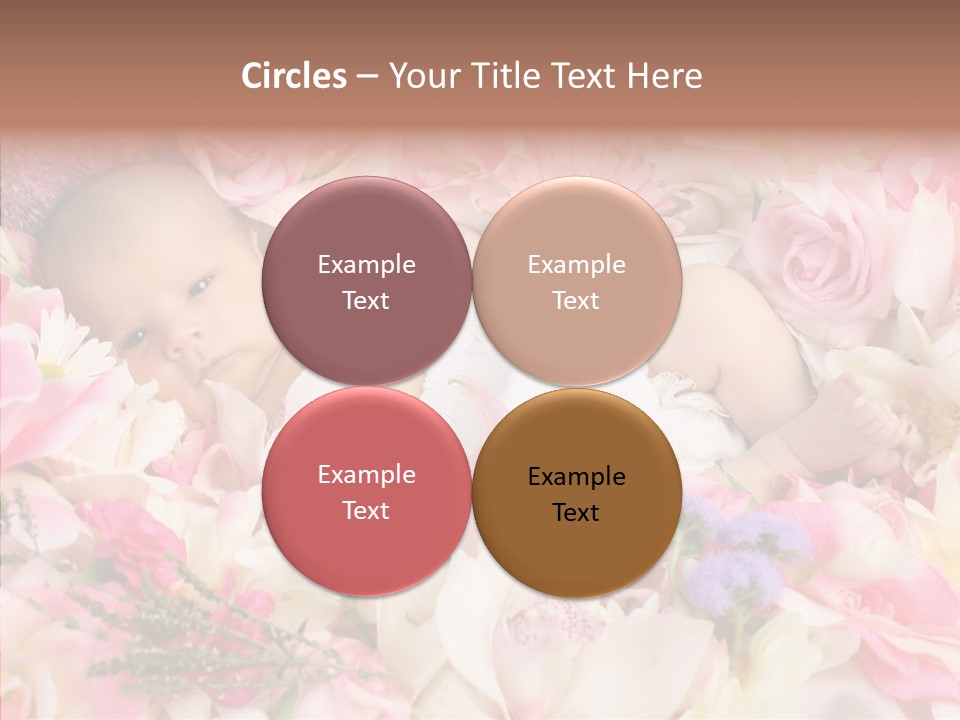 Cute Caucasian Peaceful PowerPoint Template