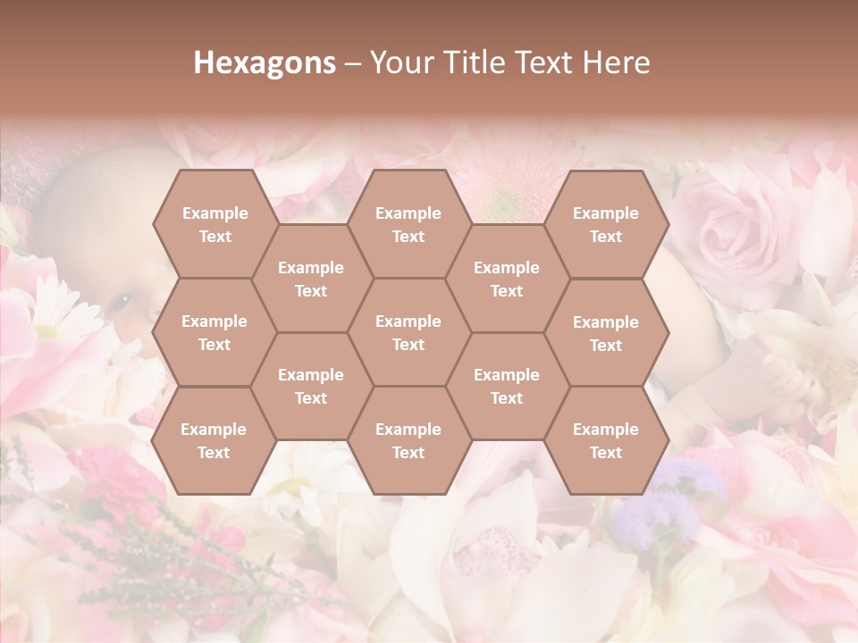 Cute Caucasian Peaceful PowerPoint Template