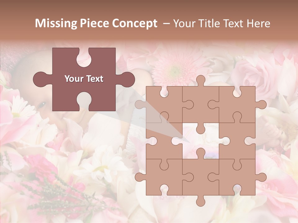 Cute Caucasian Peaceful PowerPoint Template