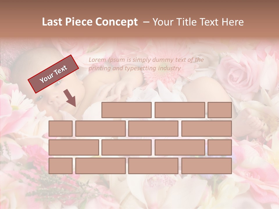 Cute Caucasian Peaceful PowerPoint Template