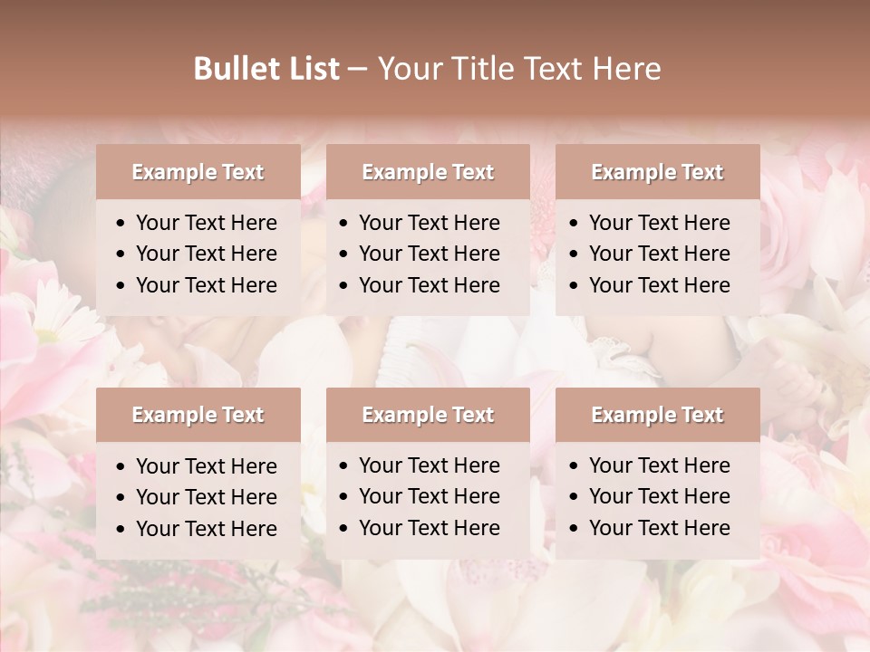 Cute Caucasian Peaceful PowerPoint Template