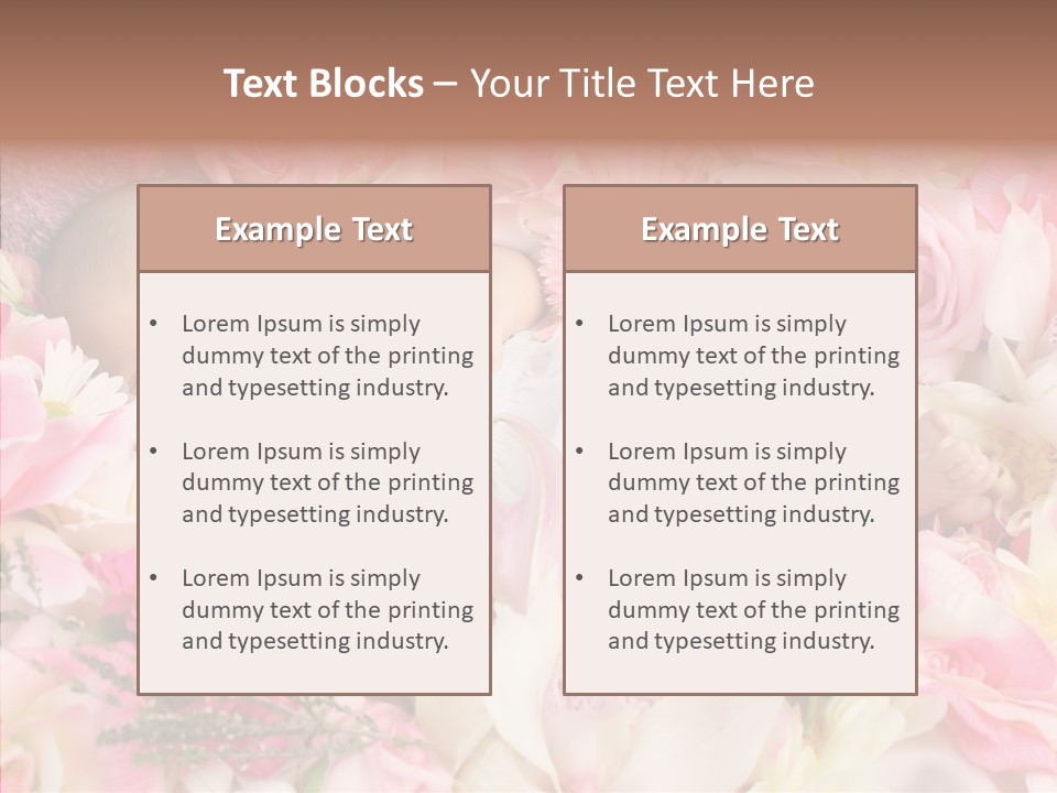 Cute Caucasian Peaceful PowerPoint Template