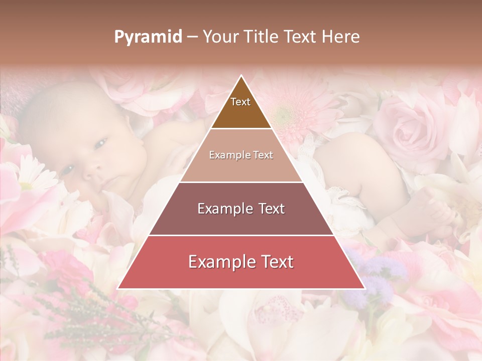 Cute Caucasian Peaceful PowerPoint Template