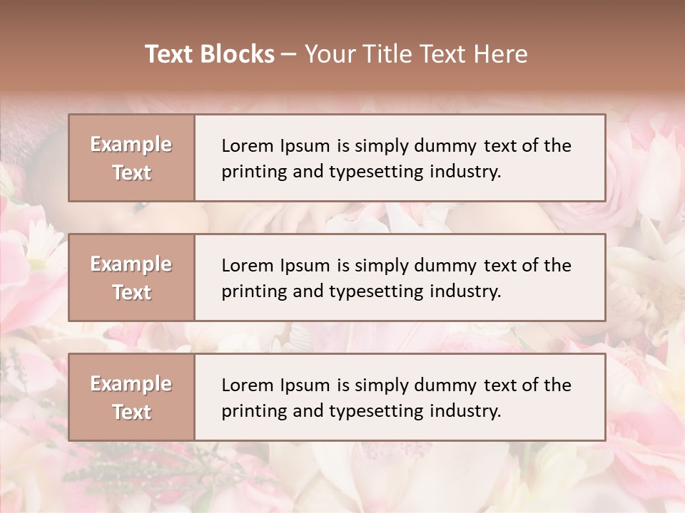 Cute Caucasian Peaceful PowerPoint Template