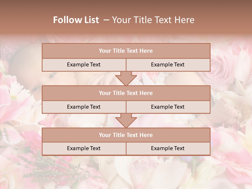 Cute Caucasian Peaceful PowerPoint Template