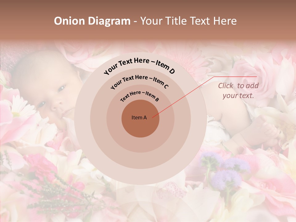 Cute Caucasian Peaceful PowerPoint Template