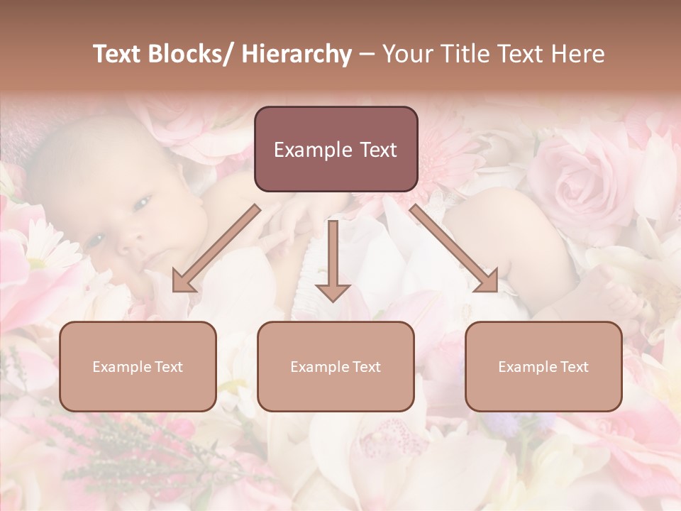 Cute Caucasian Peaceful PowerPoint Template