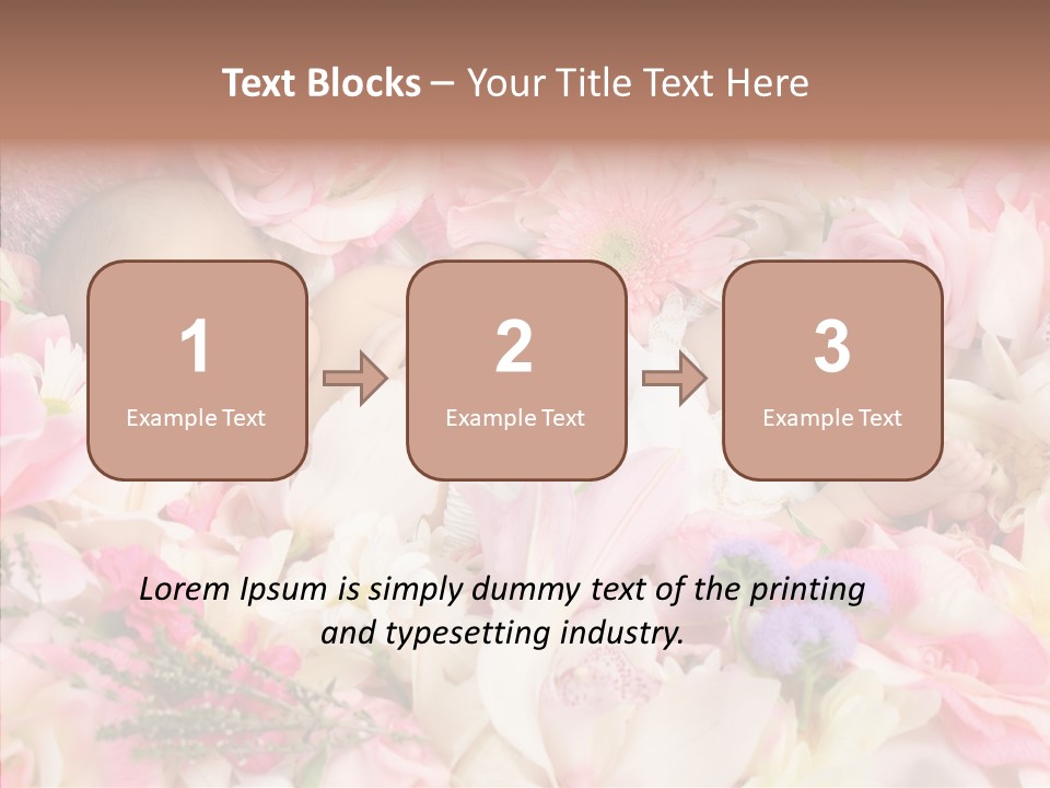 Cute Caucasian Peaceful PowerPoint Template
