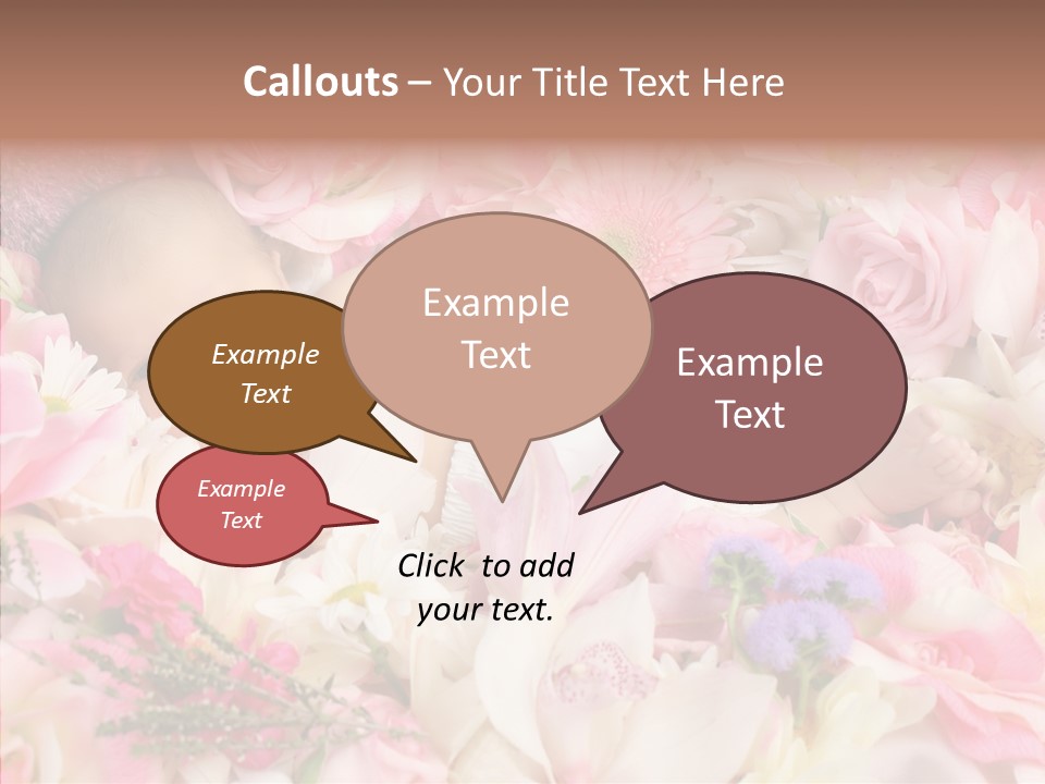 Cute Caucasian Peaceful PowerPoint Template