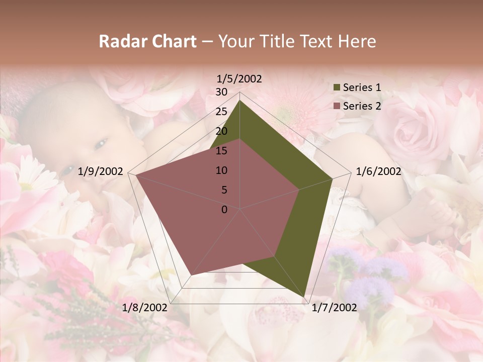 Cute Caucasian Peaceful PowerPoint Template