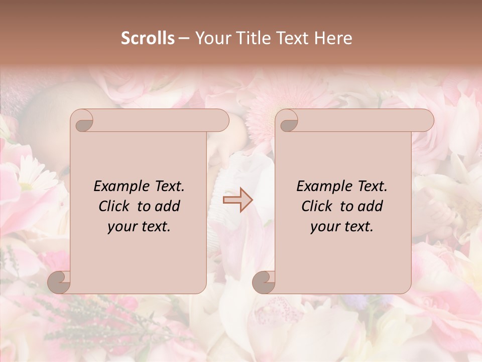 Cute Caucasian Peaceful PowerPoint Template