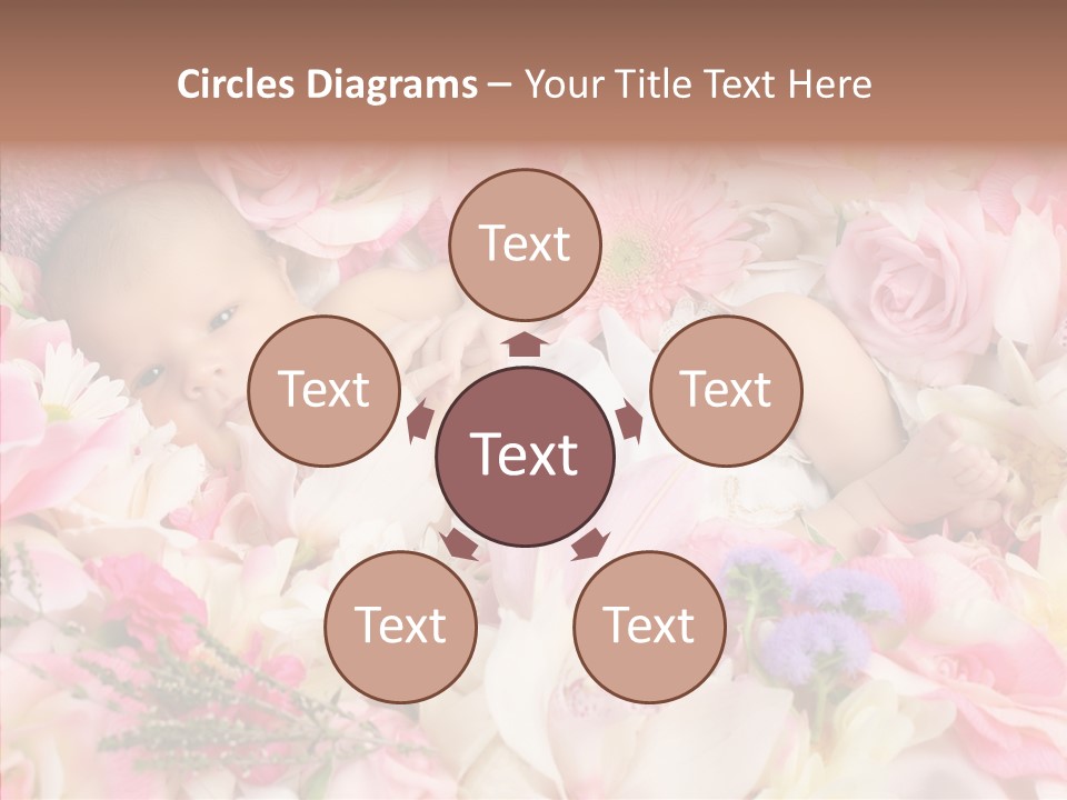 Cute Caucasian Peaceful PowerPoint Template