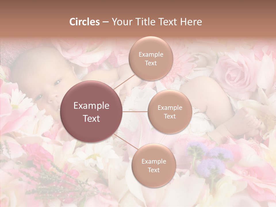 Cute Caucasian Peaceful PowerPoint Template