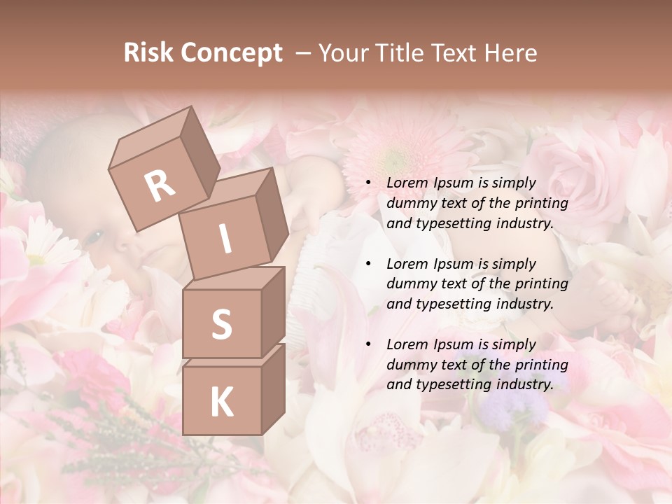 Cute Caucasian Peaceful PowerPoint Template