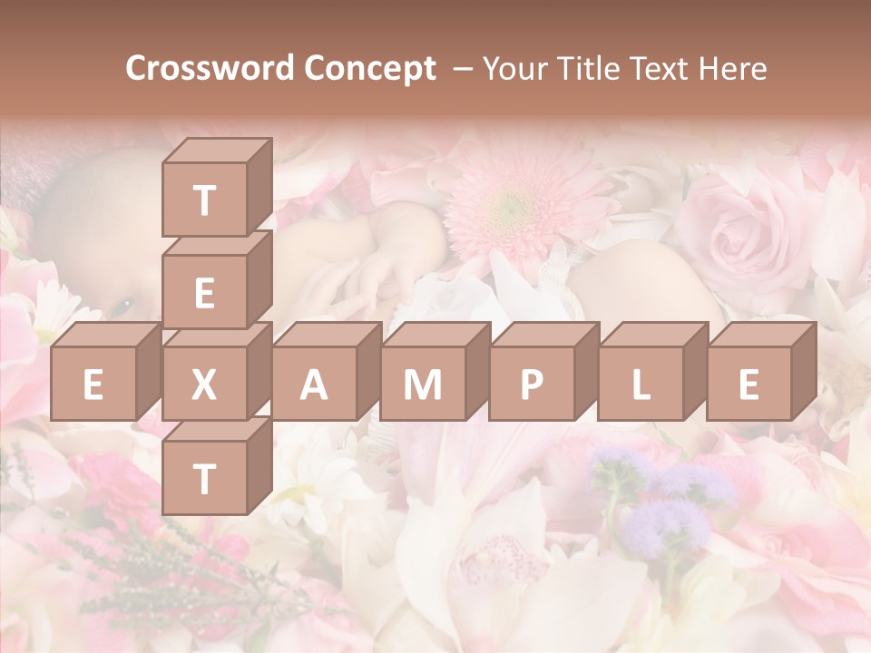 Cute Caucasian Peaceful PowerPoint Template