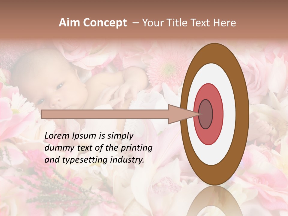 Cute Caucasian Peaceful PowerPoint Template