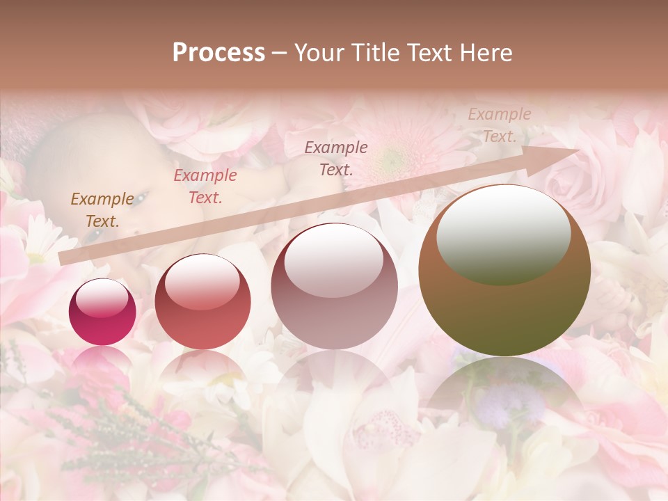 Cute Caucasian Peaceful PowerPoint Template