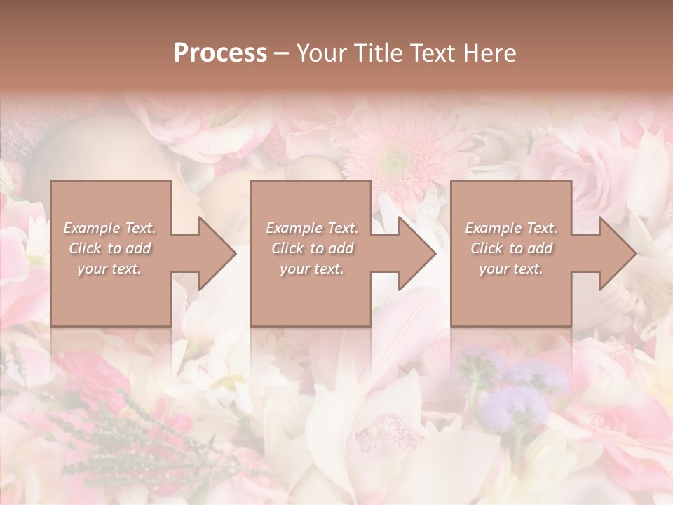 Cute Caucasian Peaceful PowerPoint Template