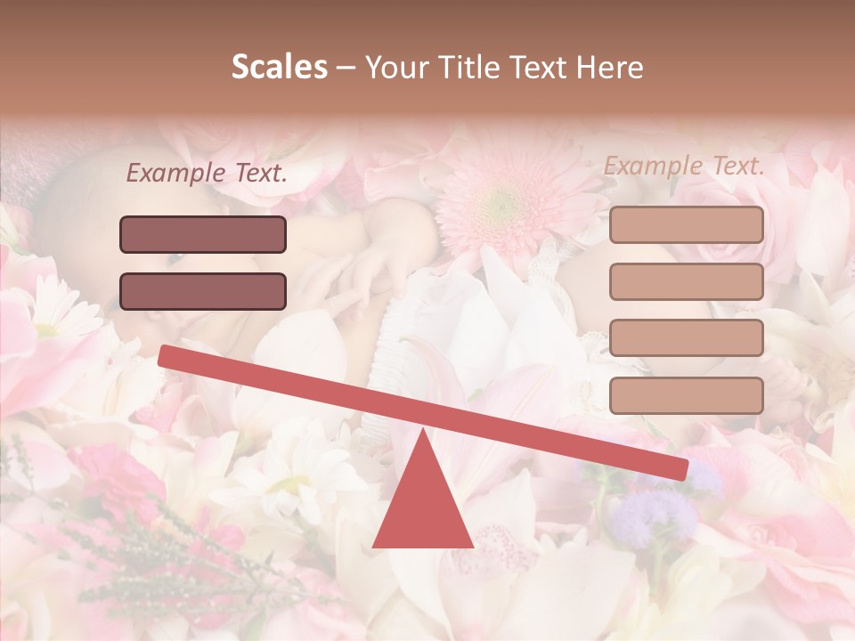 Cute Caucasian Peaceful PowerPoint Template