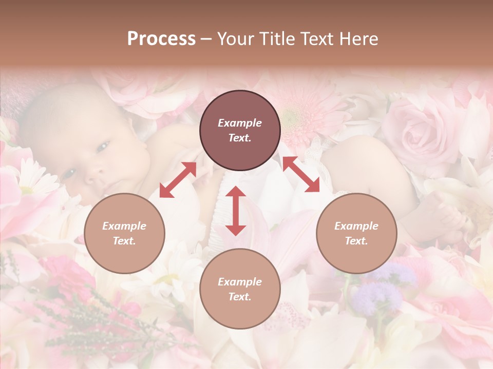 Cute Caucasian Peaceful PowerPoint Template
