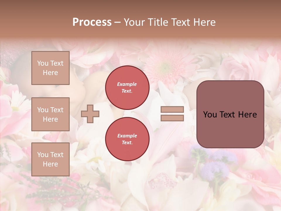 Cute Caucasian Peaceful PowerPoint Template