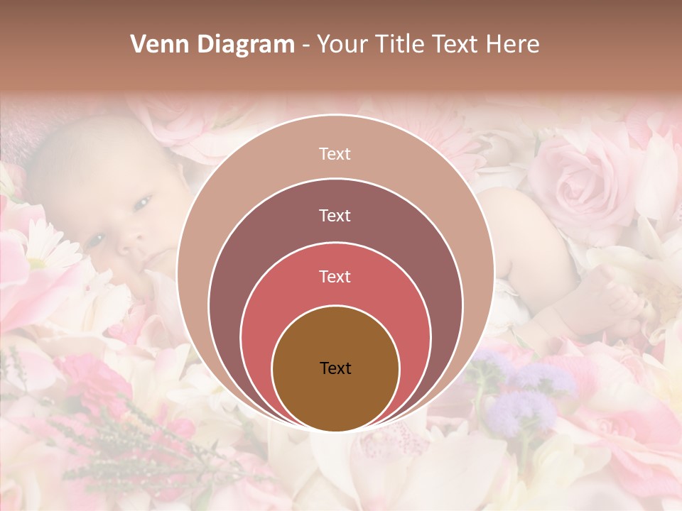 Cute Caucasian Peaceful PowerPoint Template