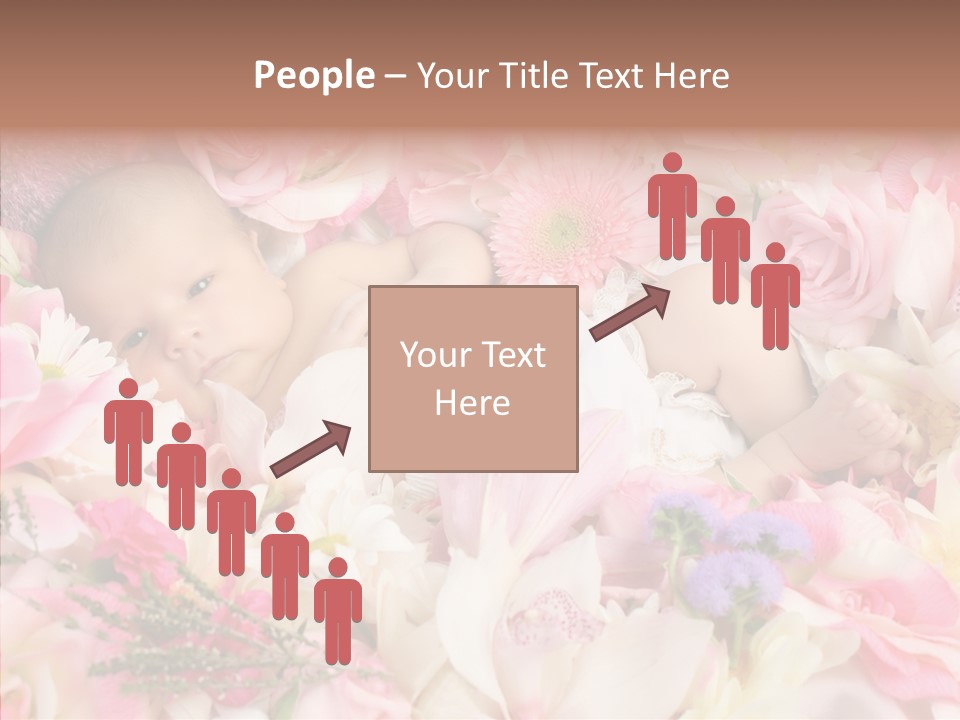 Cute Caucasian Peaceful PowerPoint Template
