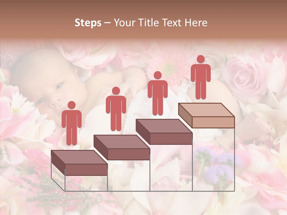 Cute Caucasian Peaceful PowerPoint Template