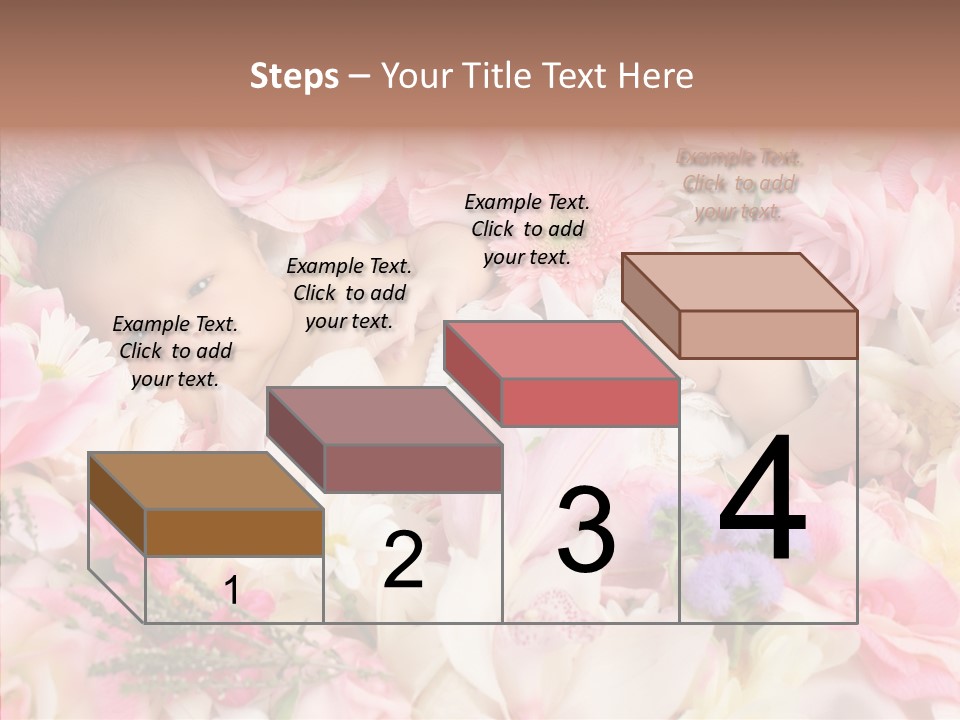 Cute Caucasian Peaceful PowerPoint Template