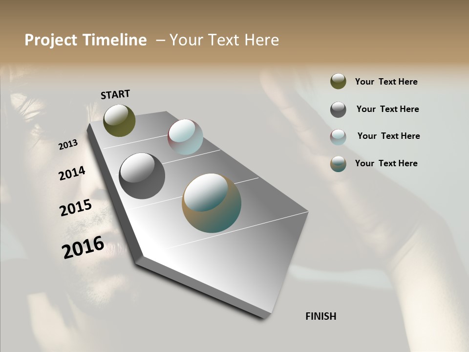 Beard Sick Expressive PowerPoint Template