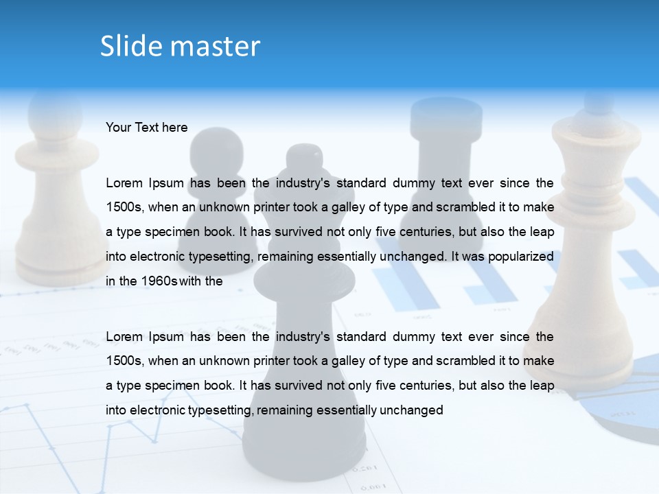 Competitive Financial Graph PowerPoint Template
