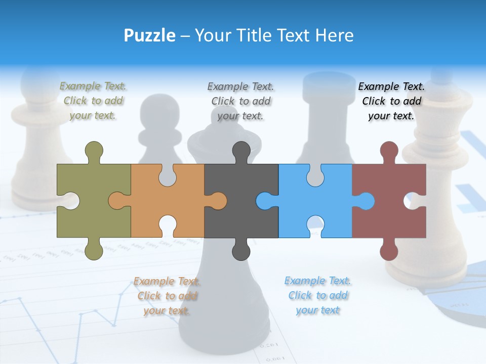 Competitive Financial Graph PowerPoint Template