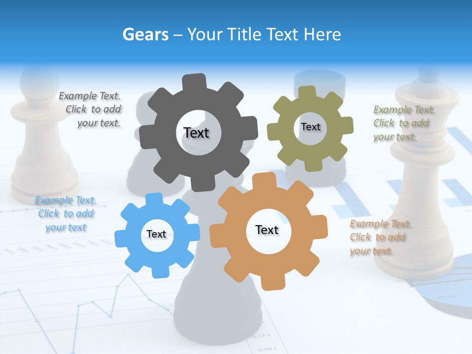 Competitive Financial Graph PowerPoint Template