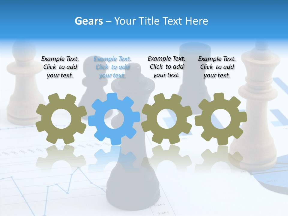 Competitive Financial Graph PowerPoint Template