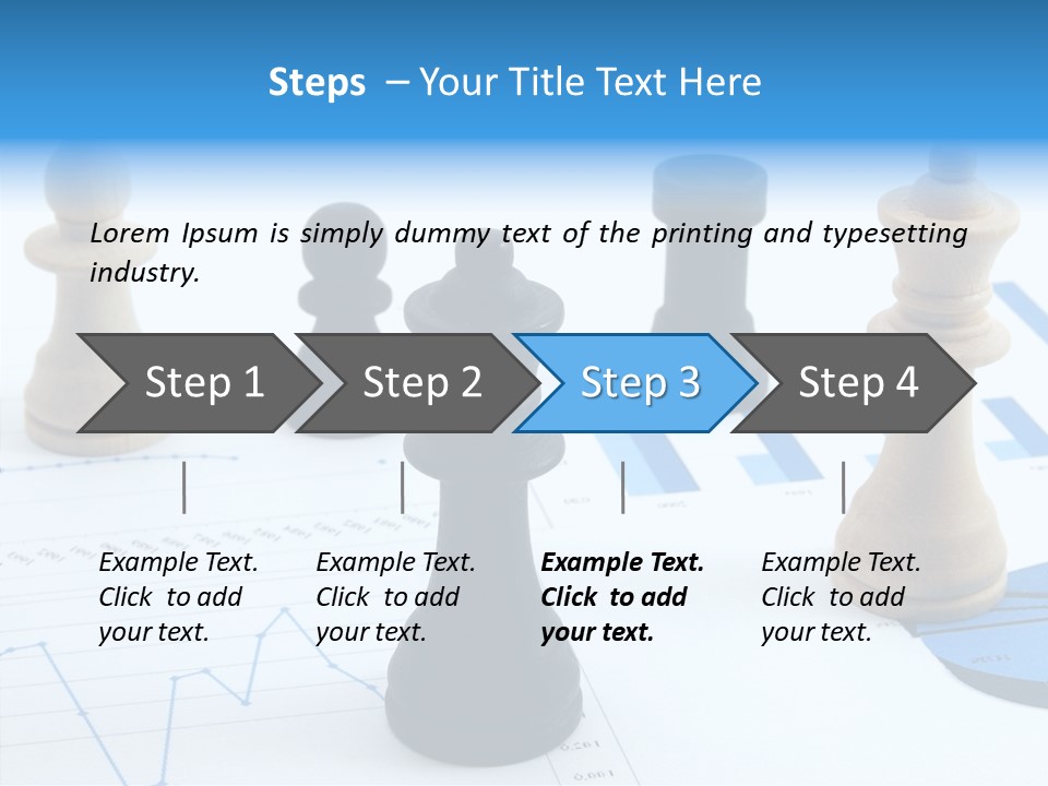 Competitive Financial Graph PowerPoint Template