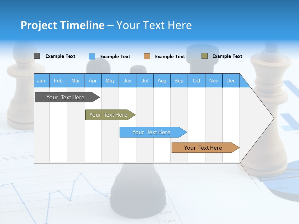 Competitive Financial Graph PowerPoint Template