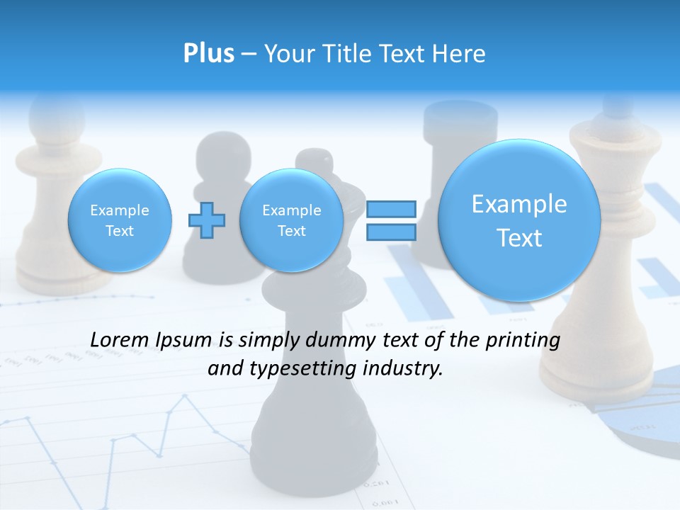 Competitive Financial Graph PowerPoint Template