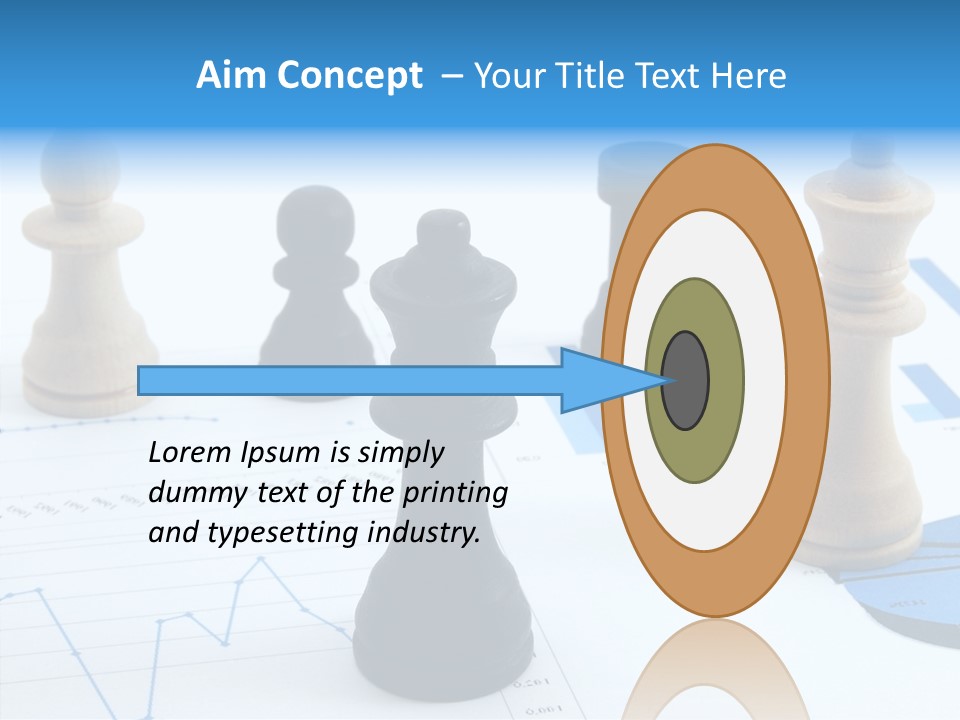 Competitive Financial Graph PowerPoint Template