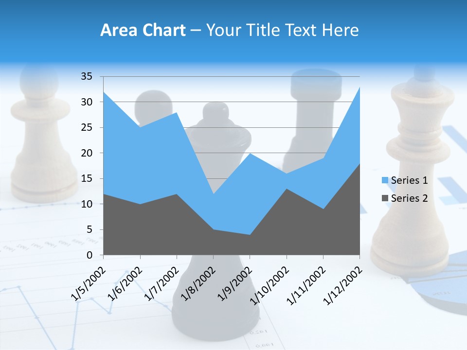 Competitive Financial Graph PowerPoint Template