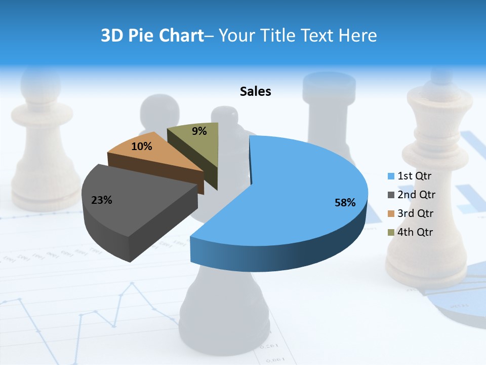 Competitive Financial Graph PowerPoint Template