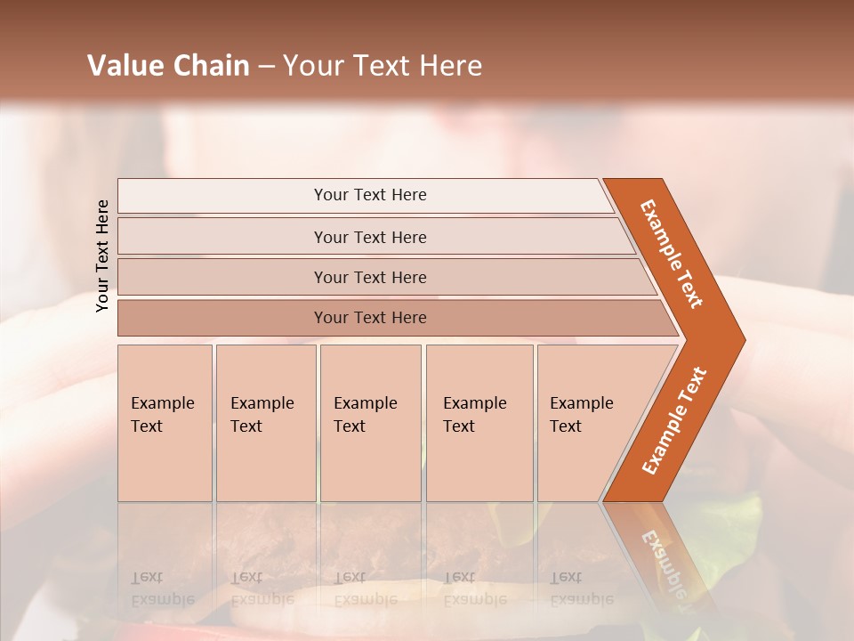 Red Hamburger Unhealthy PowerPoint Template